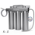 thumbnail image 1 of Restored Waterdrop TST-UF 0.01μm Ultra-Filtration Under Sink Water Filter System, Stainless Steel Water Filter for Sink, 5X Service Life Under Sink Water Filtration System (Refurbished), 1 of 9