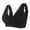 Black, variant on 2 Pack Womens Bras Lace Solid Color Gather Underwear