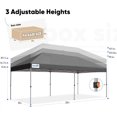 Quictent Privacy 10x20 Pop up Canopy with Sidewalls, Enclosed Ez Party