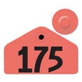 thumbnail image 1 of Allflex Global Tamperproof Numbered Hog Tags Red, 1 of 2