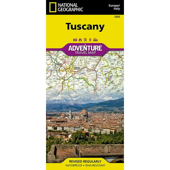 Adventure Map: Tuscany [italy] - Folded Map