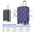 thumbnail image 6 of Lsque Lavender Flowers Printed Luggage Cover, Travel Luggage Protector,Scratch and Dirt Resistant, Fits 18-32 Inch Luggage - Small, 6 of 9