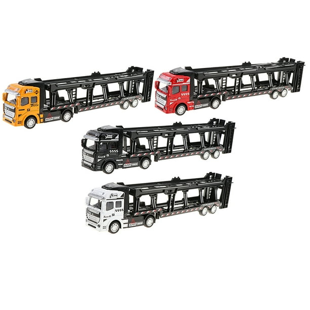 Alloy Transport Trailer Truck 1 50 Pull Back Vehicle Toy Para Coleccion Sunnimix Tire hacia atras de los carros de juguete Favor de fiesta Bodega Aurrera en linea