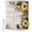 Gold Ivory, variant on Eucalyptus Leaves Shower Curtains for Bathroom, Spring Botanical Pastoral Watercolor Waterproof Fabric Shower Curtain, Decorative Bathroom Curtain for Bathtub, 72"x78" , No Hooks Included