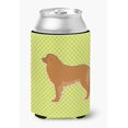 thumbnail image 2 of Carolines Treasures BB3858CC Leonberger Checkerboard Green Can or Bottle Hugger, 2 of 3