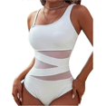 thumbnail image 1 of Women's Sexy One Piece Bathing Suits One Shoulder Swimsuits, 1 of 5