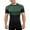 Green, variant on IWRICH Men's Compression Shirts Short Sleeve Workout Gym T-Shirt Running Tops Cool Dry Sports Base Layer Athletic Undershirts Red XL