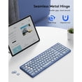 thumbnail image 4 of Teclado Bluetooth Samsers plegable con teclado numérico azul, 4 of 9