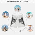 thumbnail image 6 of FORMRS Boys Swim Trunks Quick Dry Mesh Liner Boardshorts Sizes XS-XL, Black Cute Cat, 6 of 7