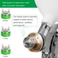 thumbnail image 3 of Flush coater,Paint Sprayer Professional Tool 600cc Color Cup 1.4/1.7/2.0mm Nozzles Paint Set 1.4/1.7/2.0mm Nozzles Cone Paint Filter 10pcs Cone Paint Paper Air Spray With 600cc Color Buzhi, 3 of 7