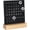 1pc black, variant on SONGAU Perpetual Calendar Desk Wood Calendar Stand Acrylic Calendar Desktop Decor for Livingroom Office Shop Bar Week Month Day Display(1pc black)