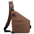 thumbnail image 1 of Bolso Bandolera Antirrobo Pecho A La para Hombre Riñonera Sólida Informal, 1 of 6