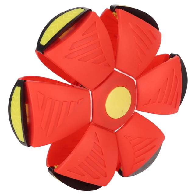 Jouets de Décompression avec Soucoupe Volante, Rouge Épaissi Intégré Ressort Interactif pour Intérieur