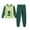 Green, variant on THDHVS Toddler Boys Sleepers,Boys Round Neck Long Sleeve Top Pants Fall Casual Loungewear 2 Piece Set,Boys Outfits Light Blue 12-13 Years