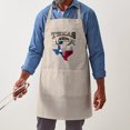 thumbnail image 5 of CafePress - Bull Skull Born Texas - Kitchen Apron with Pockets, Grilling Apron, Baking Apron, 5 of 5
