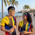 thumbnail image 2 of Vincha deportiva reversible Fox & Fury con bandera de Colombia, 2 of 3