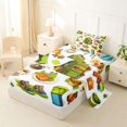 thumbnail image 2 of Erosebridal Teens Adventure Camping Accessories Twin Sheet Sets 3pcs,Funny Food Bedding for Boys Girls,Breathable Home Decor, 2 of 5