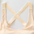thumbnail image 4 of UQJfacai Girls Sports Training Bra Kids Athletic Cross Back Seamless Padded Bras Camis Dance Yoga Crop Tops 5-15 Years, 4 of 6