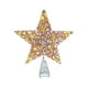 thumbnail image 2 of Iron Christmas Tree Topper Star with LED Lights, Wicker Fleecy Snowflake Design, Festive Holiday Home Decor for Indoor Xmas Party Decoration, 2 of 6