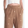 thumbnail image 4 of No Boundaries Cozy Teddy Joggers, 29.5'' Inseam, Women's XS-2X, 4 of 5