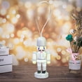 thumbnail image 4 of 6PCS Wooden Nutcracker Handpainted Retro Soldiers Figures Puppet Decor Gifts 6CM, 4 of 9