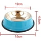 thumbnail image 2 of Pet Dog Bowl Pets Feeding Bowl Anti Skid Stainless Steel, 2 of 5