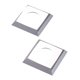 thumbnail image 2 of 10Pcs 14mm Square Straight Carbide Cutter Insert with 10Pcs M610mm Screws for Wood Working Spiral/He, 2 of 5