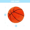 thumbnail image 3 of Lullaberry 3” My First Basketball - Plush Baby Rattle Sensory Toy - Safe Soft Sports Toy for Infants Boys and Girls, 3 of 5