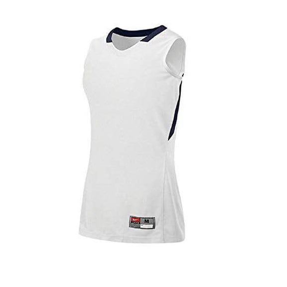 Nike Womens Condition Basketball Game Jersey White/Navy S