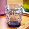 thumbnail image 3 of Hariumiu Colorful Translucent Water Cups 310ml Diamond Pattern Tumblers Unbreakable Heat Resistant BPA-Free Stackable Glasses for Home Parties Restaurants, 3 of 8