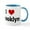 White/Blue Inside, variant on CafePress - I Love Brooklyn Mug - 11 oz Ceramic Mug - Novelty Coffee Tea Cup