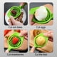 thumbnail image 4 of Cortadora de alimentos multipropósito | Acero inoxidable y plástico | Cortador de cocina de mano para queso, arándanos, champiñones, fresas, kiwis | Empuñadura ergonómica | Fácil limpieza | Compacto, 4 of 7