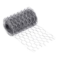 thumbnail image 1 of Unique Bargains 197' x 4' Chicken Wire Net Floral Wire Netting Hexagonal Mesh Galvanized Iron, Silver Tone, 1 of 5