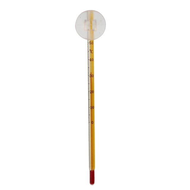 Rium Termómetro Pecera Medidor Temperatura Vidrio Ventosa Aqua