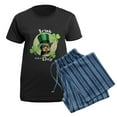 thumbnail image 5 of CafePress - St. Patrick Yorkie Women's Dark Pajamas - Women's Short Sleeve Print T-Shirt and Pants Dark Cotton Pajama Set, 5 of 7