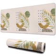 thumbnail image 1 of Ultimate Office Accessory: Large Desk Mat with Abstract Art | Non-Slip, Waterproof | Boho Leaves Design | Ideal Laptop Size | 31.5 X 11.8 Inch, 1 of 7