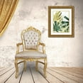 thumbnail image 3 of Vess, June Erica 19x24 Gold Ornate Wood Framed with Double Matting Museum Art Print Titled - Palm Impression II, 3 of 4