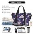 thumbnail image 4 of Travel Duffle Bag Blue Purple Branches Gray Koala Travel Tote Bags Carry on Luggage Waterproof Weekender Bags with Top Handle Adjustable Shoulde Strap for Travel Gym, 4 of 5