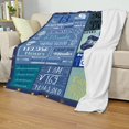 thumbnail image 4 of Boys 12th Birthday Gifts Ideas, Blue Happy 12th Birthday Blanket for Boys Girls, 12 Years Old Flannel Fleece Throw Blanket, Twelfth Birthday Gifts Ideas Decor for Teen Son Grandson Nephew, 55x70 Inch, 4 of 5