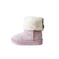 thumbnail image 5 of bebe Toddler Girl's Boots – Cozy Boots for Toddlers with Faux Fur Cuff and Butterfly Accent, 5 of 7