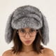thumbnail image 4 of Gorra de béisbol de invierno con orejas largas y peludas para hombre y mujer | Gorro cálido de visón sintético con orejeras para clima frío, senderismo y regalos, 4 of 5