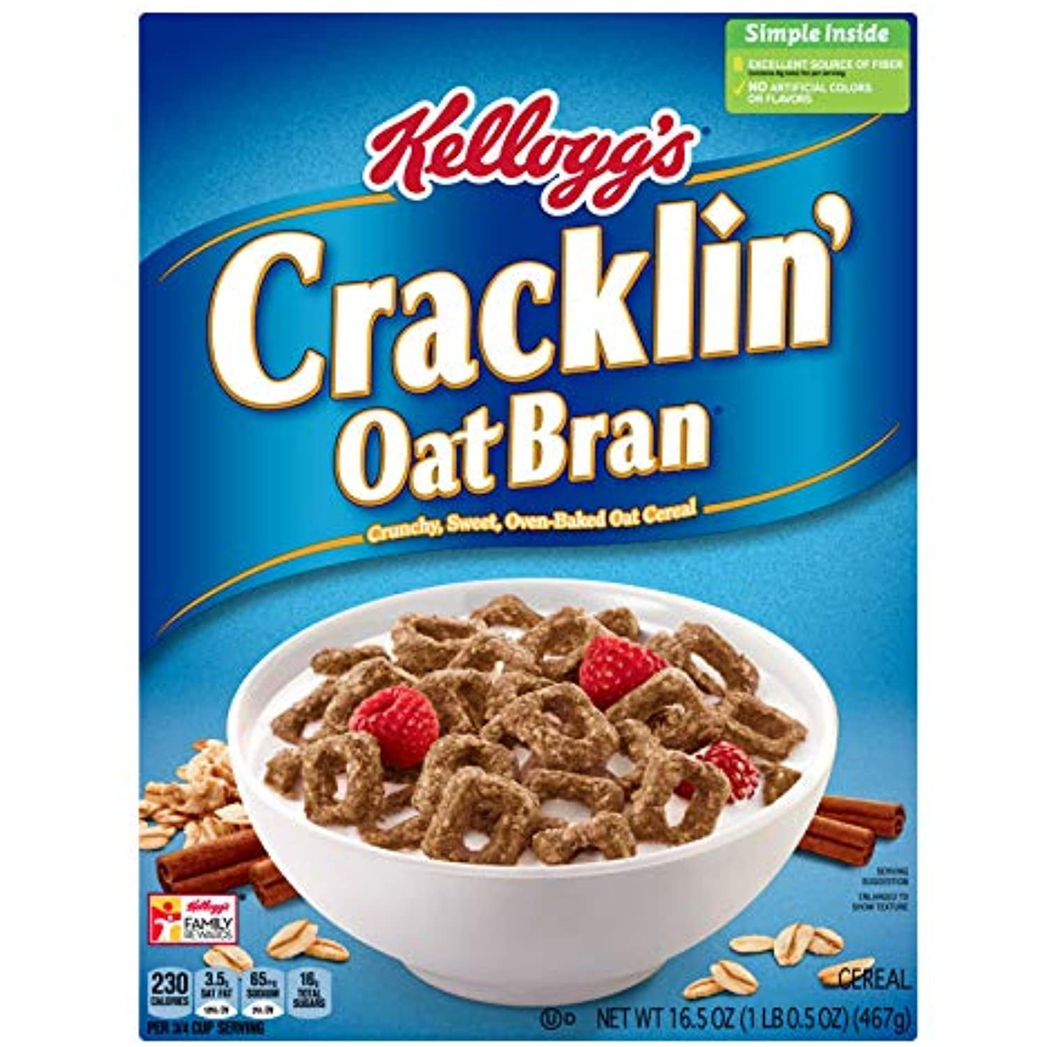 Cracklin Oat Bran Cereal 16.5 Oz (Pack Of 2)