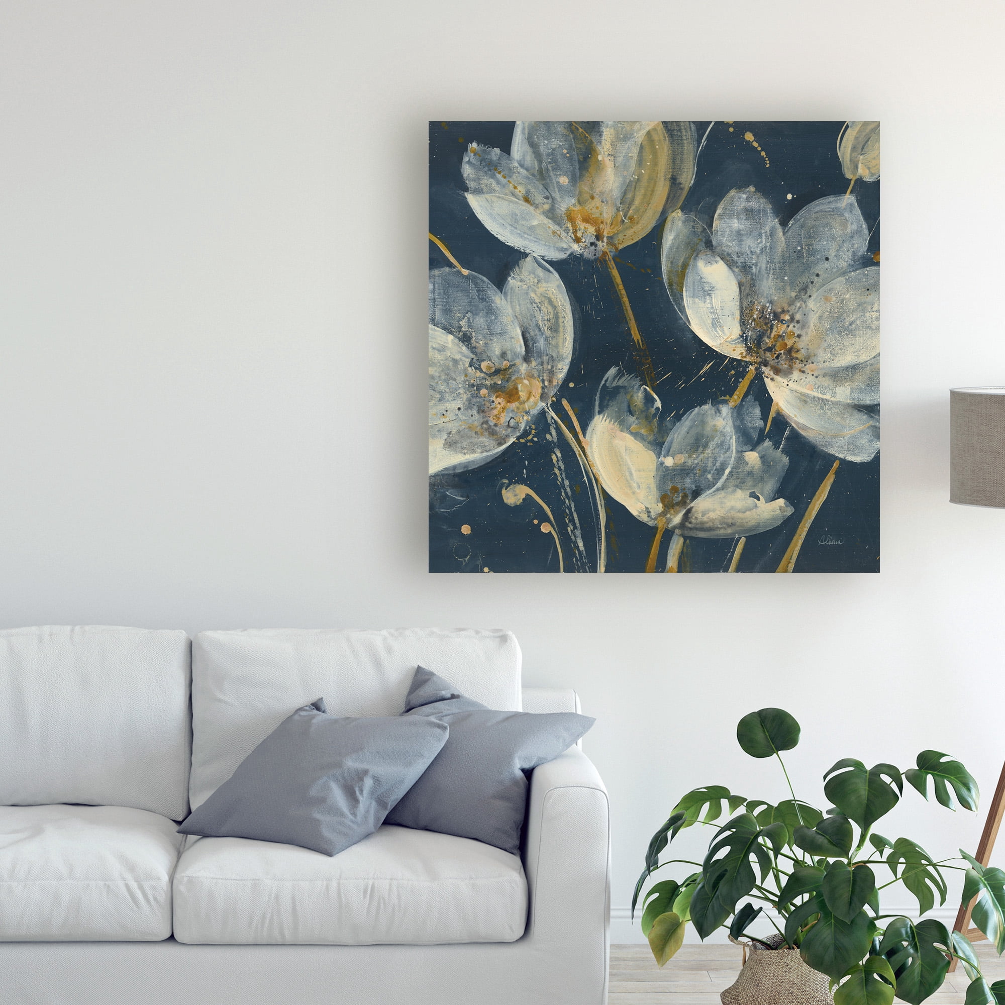 Trademark Fine Art 'Translucent Garden Floral' Canvas Art by Albena Hristova