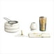 thumbnail image 1 of Juego de 7 Batidores de Té Matcha, Juego de Té JaponéS para Ceremonias, Cepillo de Bambú, Cuenco de CeráMica, Licuadora de Matcha, Exquisito Juego de Té., 1 of 6