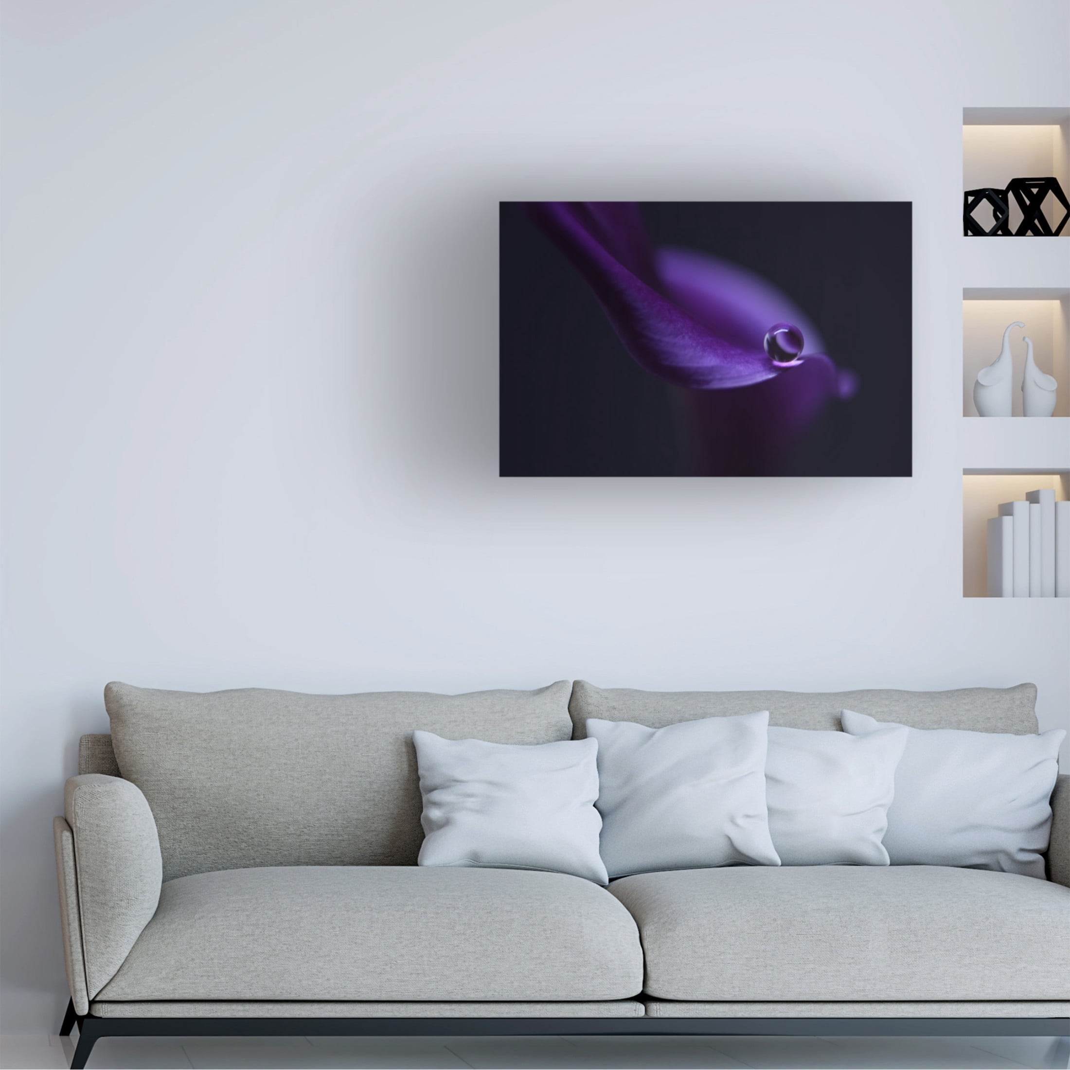 Canvas Wall Art - Heidi Westum 'Kala`S Pearl Ll' Wall Art for Living Room, Bedroom, or Office Décor by Trademark Fine Art - 32 x 22 Inches