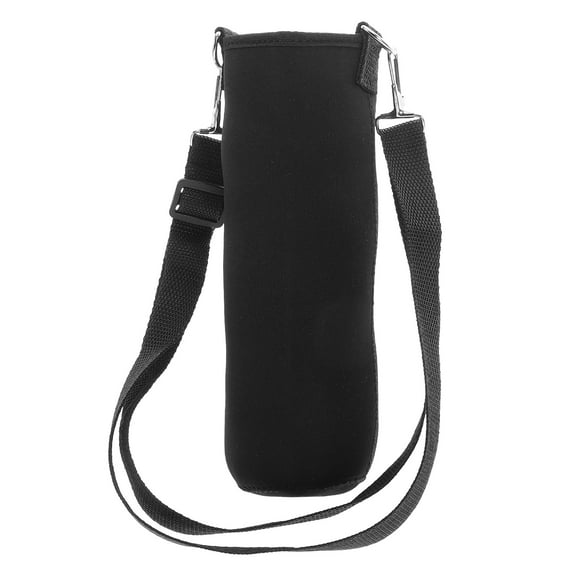 Qiysamall Water Bottle Holder With Strap Water Bottle Bag Insulated Water Bottle Carrier Sling Bag Water Bottle Storage Case For Walking Hiking Picnic Sports 7x21cm