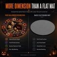 thumbnail image 2 of 3D Halloween Rugs Optical Illusion Rug Halloween Ghost Quilted Round Rug 3D Illusion Modern Home Decor(Abyss Ghost), 2 of 6