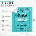 thumbnail image 5 of Nurse Gifts for Women, Nurses Blanket 60”x50”, Christmas Appreciation Gifts, Cool Graduation Gifts for Nursing Student, RN Gifts for New Nurses Practitioner, Nurse Birthday Retirement Gift Idea, 5 of 6