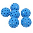 thumbnail image 3 of Balls, Blue Stable Balanced Flight Route Outdoor  40 Holes Plastic  For Practicing, 3 of 8