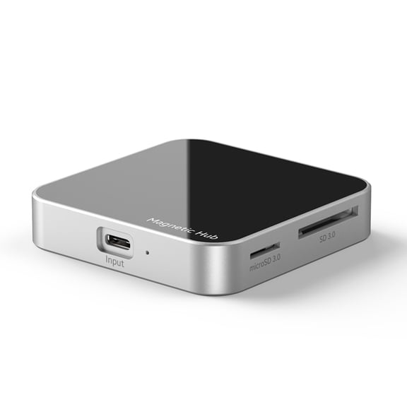 7 in 1 USB-C 3.2 Hub Magnetic Docking Station 4K60Hz PD100W Charging 10Gbps Type C Multiport Adapter for Phone Laptop